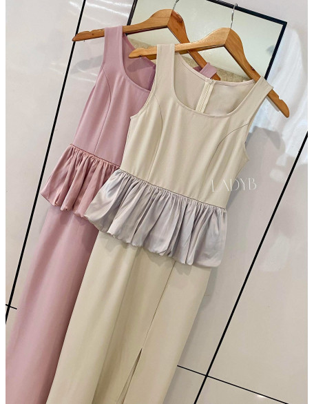 无袖腰长裙 无袖腰长裙