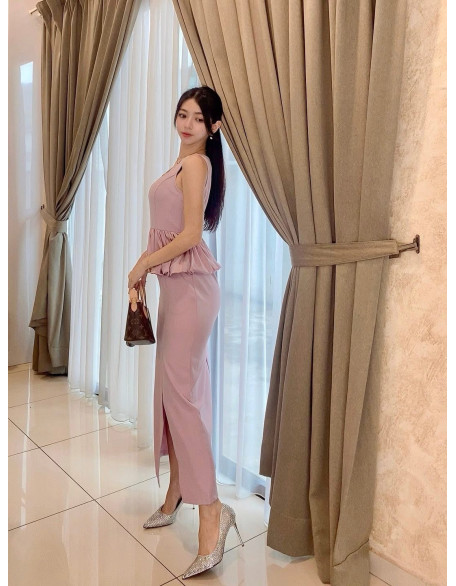 无袖腰长裙 无袖腰长裙