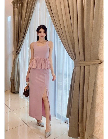 无袖腰长裙 无袖腰长裙