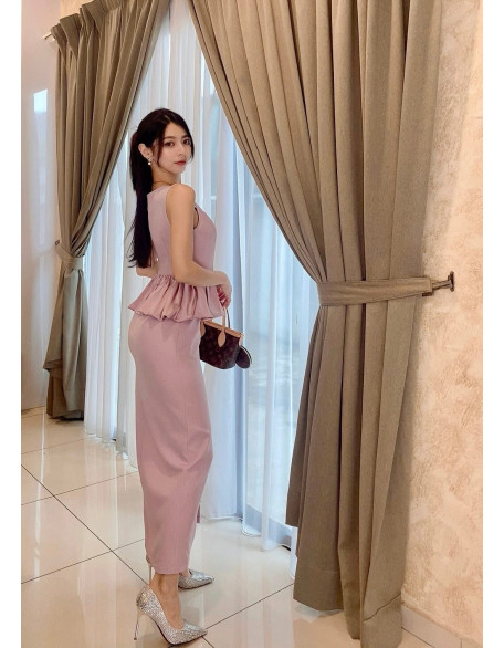 无袖腰长裙 无袖腰长裙