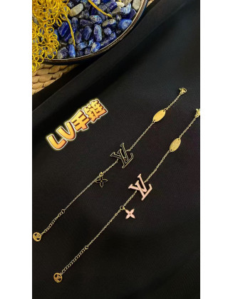 LV粉手链