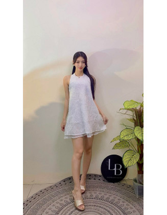 3D 网纱亮片娃娃连身裙